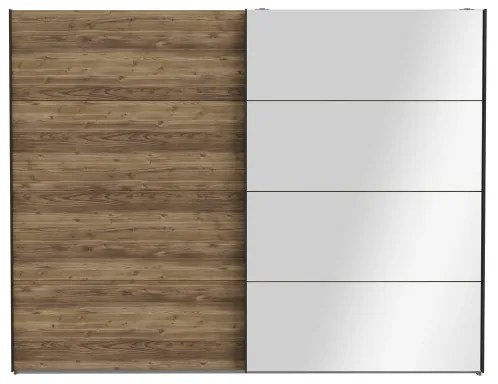 Dulap OREN cu oglindă, 270 x 210 cm, stejar artisan