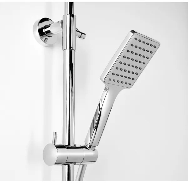 Sapho - Set de duș CUBEMIX cu baterie, crom lucios