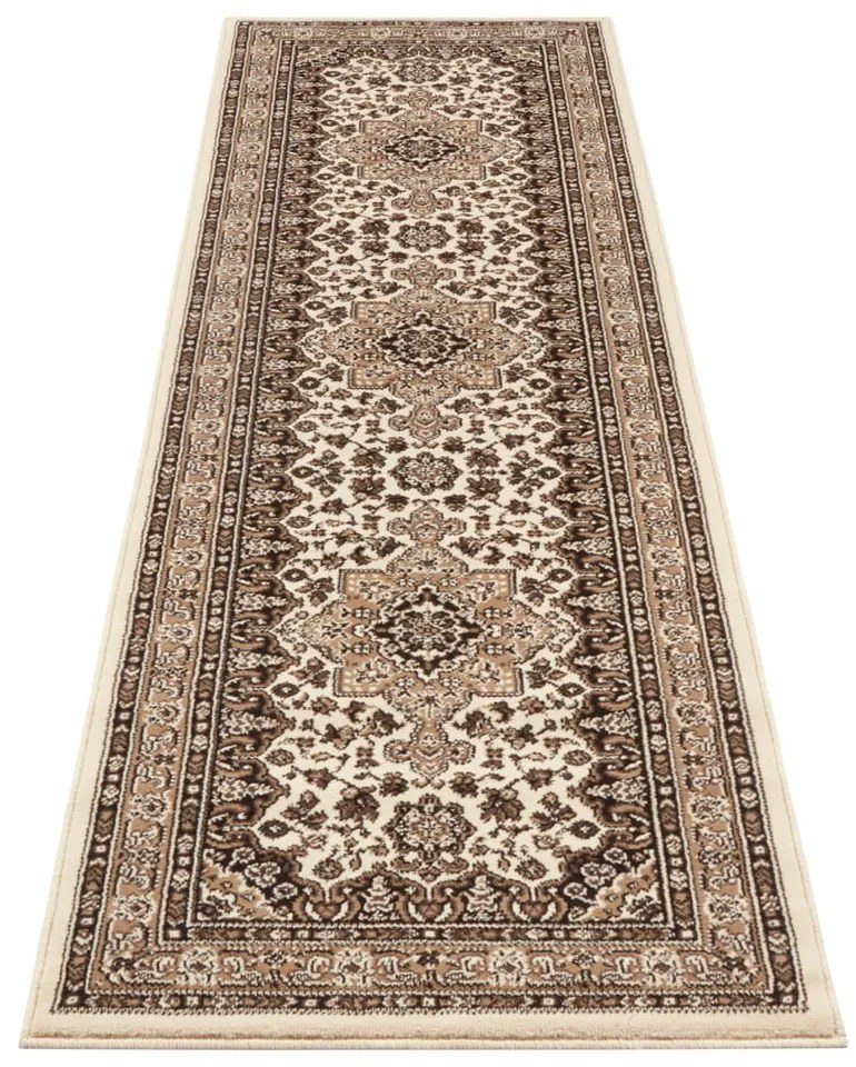 Traversă Nouristan Parun Tabriz, 80 x 250 cm, bej