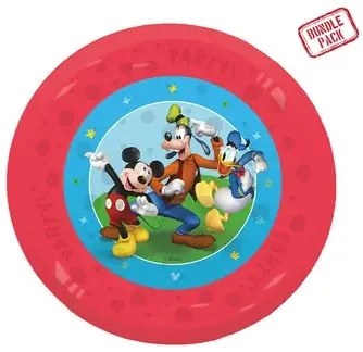 Disney Mickey Rock the House set de farfurii micro premium din plastic 4 bucăți 21 cm