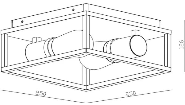 Plafonieră pentru baie Lucide 27100/02/30 CARLYN 2xE14/6W/230V IP54