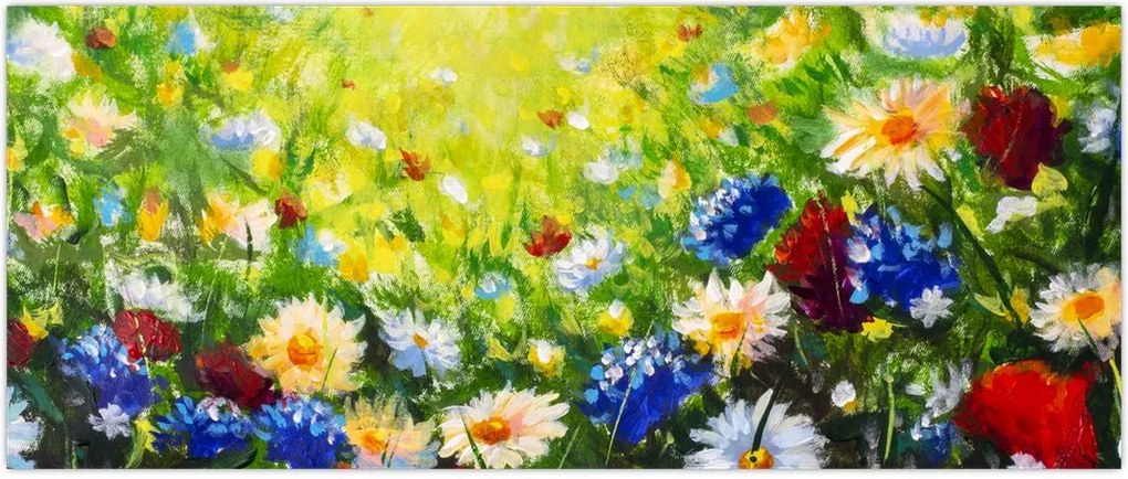 Tablou - Flori sălbatice (120x50 cm)