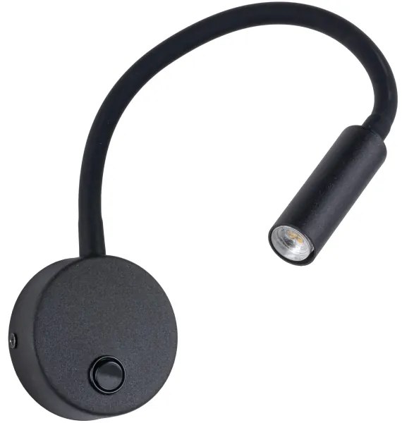 Lampă de perete LAGOS 1xG9/3W/230V negru