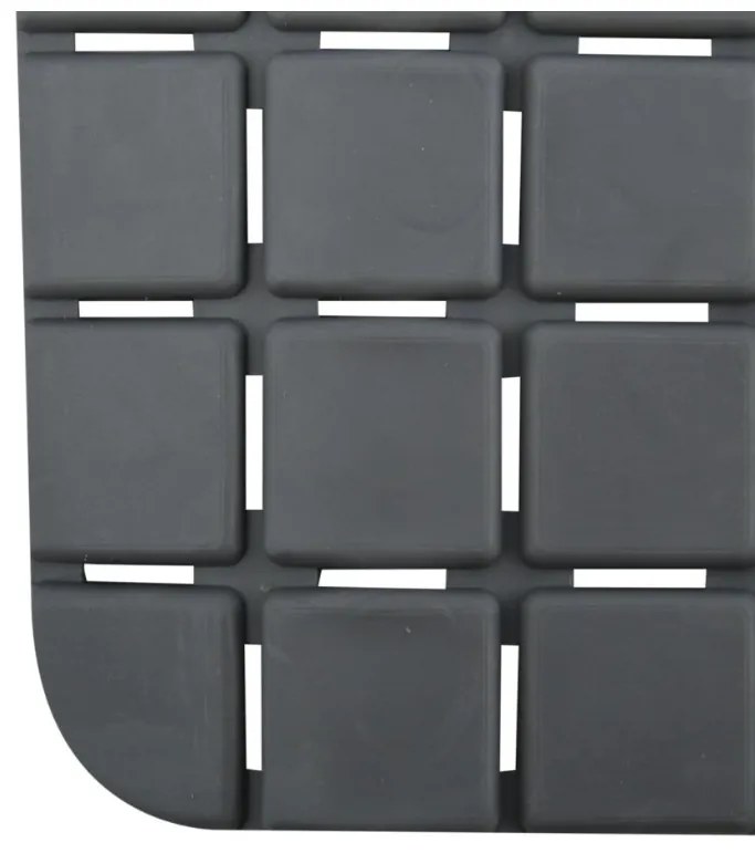 Spirella Covor de duș antiderapant QUADRO Premium,gri, 54 x 54 cm