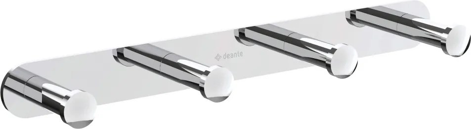 🛁 Cârlig cvadruplu JASMIN, finisaj cromat – Cod ADJ_014L