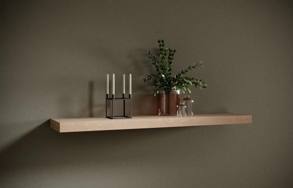 Raft suspendat ANDREA, ADRK Furniture (Lungime: 120 cm, Culoare: Sonoma)