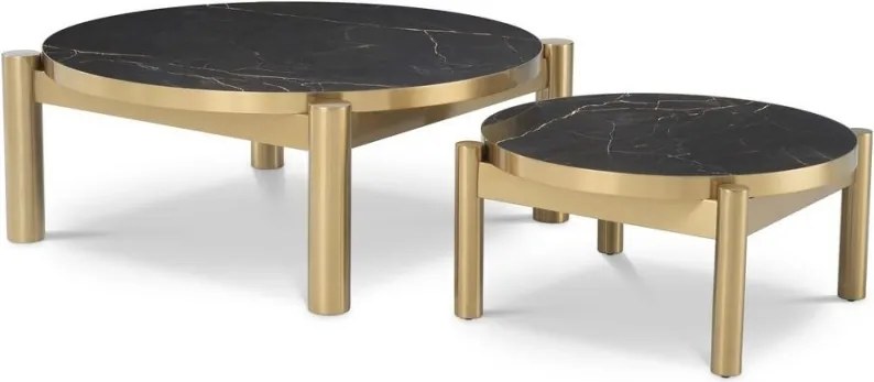 Set de 2 masute de cafea design LUX Quest 114422 HZ