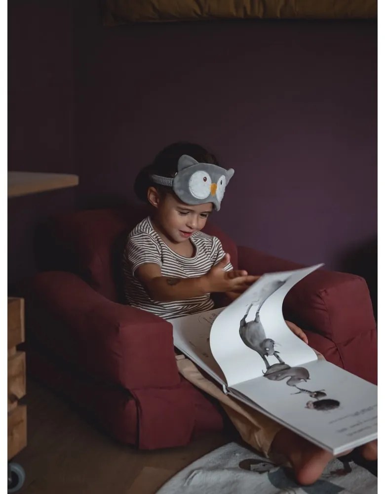 Fotoliu de relaxare pentru copii gri închis Mini Hippo - Karup Design