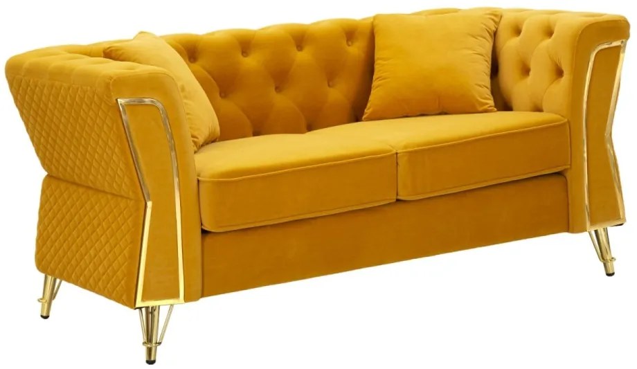 Canapea cu doua locuri, cu perne, 162X83X76 cm, Emy, Mauro Ferretti