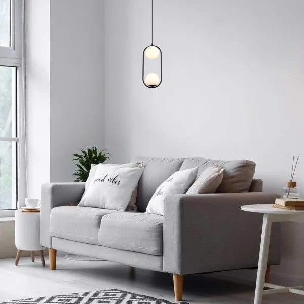 Lustră pe cablu GHITA 2xE27/20W/230V Rabalux 72029