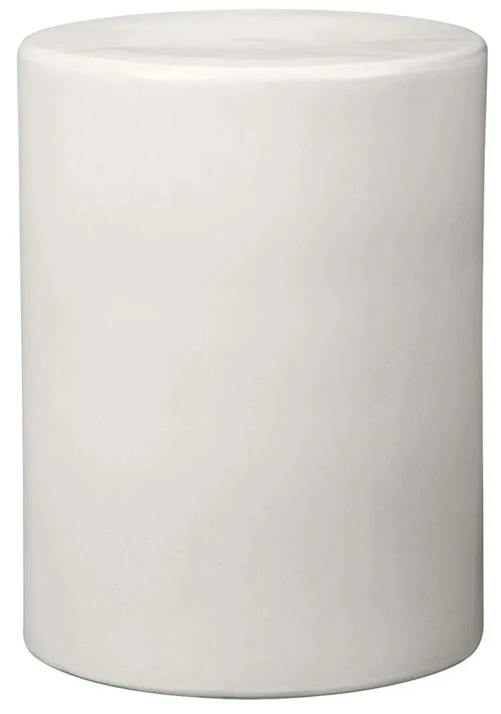 Taburet/măsuță laterală, colecția TORU | H 43, Ø 32cm - Alb crin - Blomus