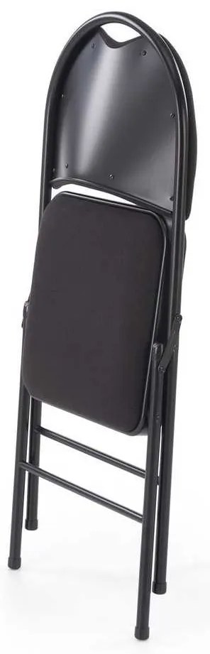 Scaun pliabil Dover, negru