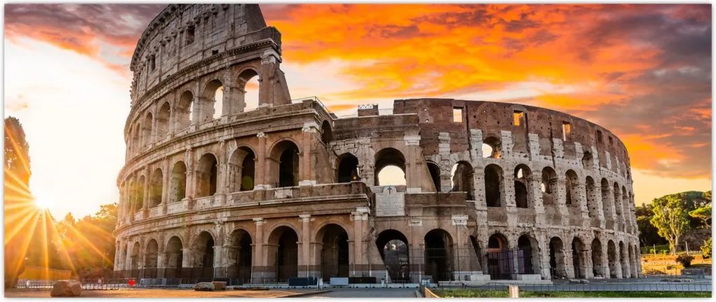 Tablou - Coloseum din Roma (120x50 cm)