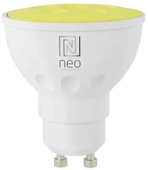 SET 3x bec LED RGB dimabil Immax NEO 07724CDO GU10/6W/230V Wi-Fi Tuya + telecomandă