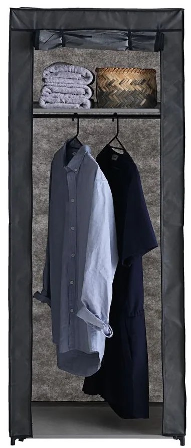 Dulap textil pentru haine 60x150cm Negru
