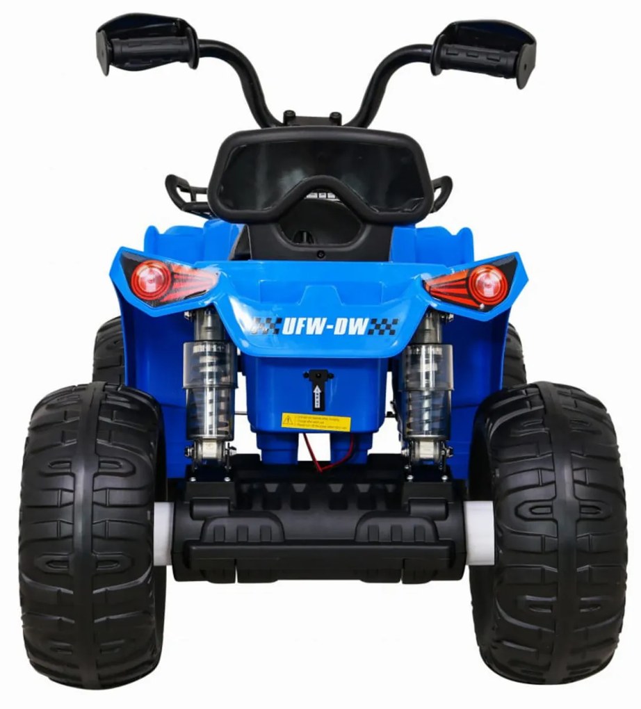 ATV Electric cu acumulator pentru copii NOVOKIDS™ Madness Quad PRO , Cu melodii si lumini, Lungime 100 cm, 3-8 ani , Max 30 kg , Roti EVA, 12V,