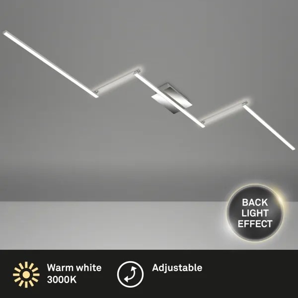 Lustră LED aplicată STAFF 5xLED/4,8W/230V crom mat Briloner 3501-018