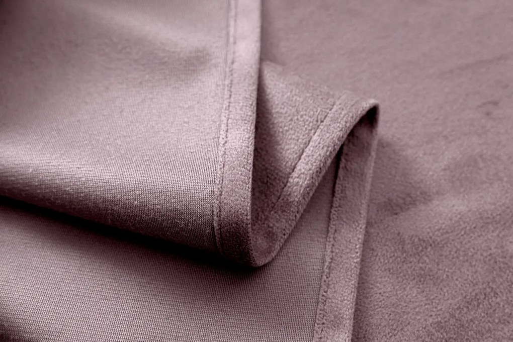 Draperie opaca VELVET mov deschis 140x250 cm Agatat: Inele metalice