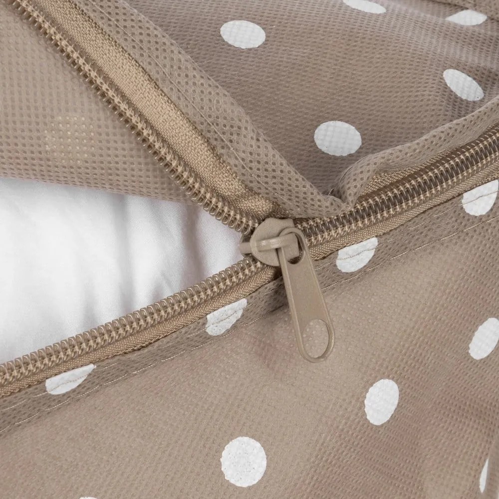 Husă mică pentru depozitare îmbrăcăminte Compactor Dots, bej
