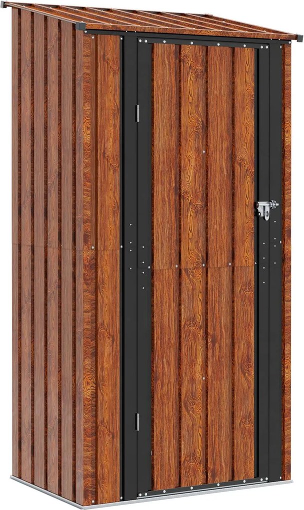 vidaXL Magazii pentru grădină Maro 103 x 74 x 200 cm Metal