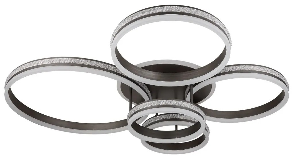 Plafonieră LED dimabilă Globo 67314-120 GROUNI LED/120W/230V + telecomandă