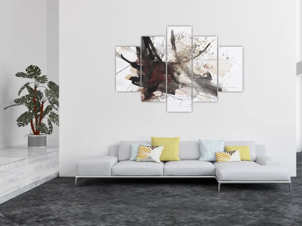 Tablou cu pictură abstactă (150x105 cm)