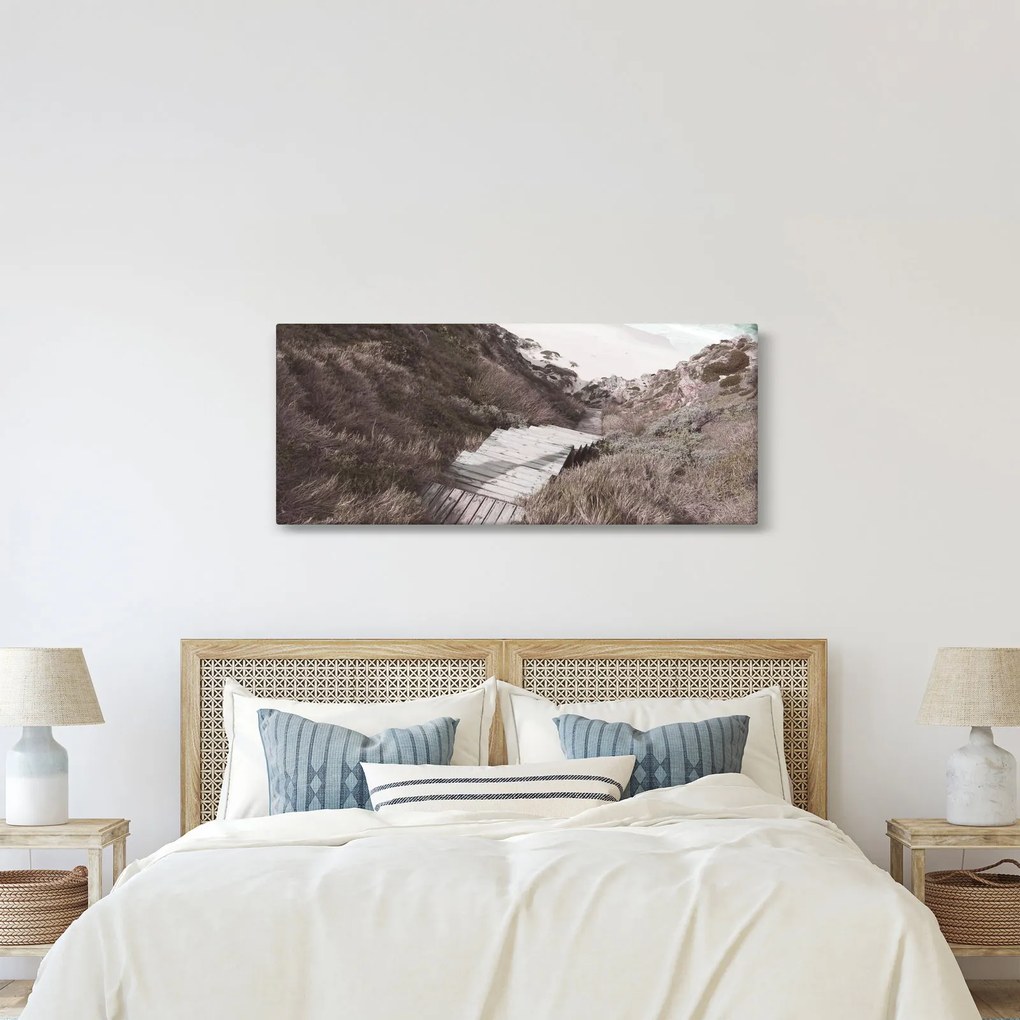 Tablou - Călătorie spre Marea de Smarald (120x50 cm)
