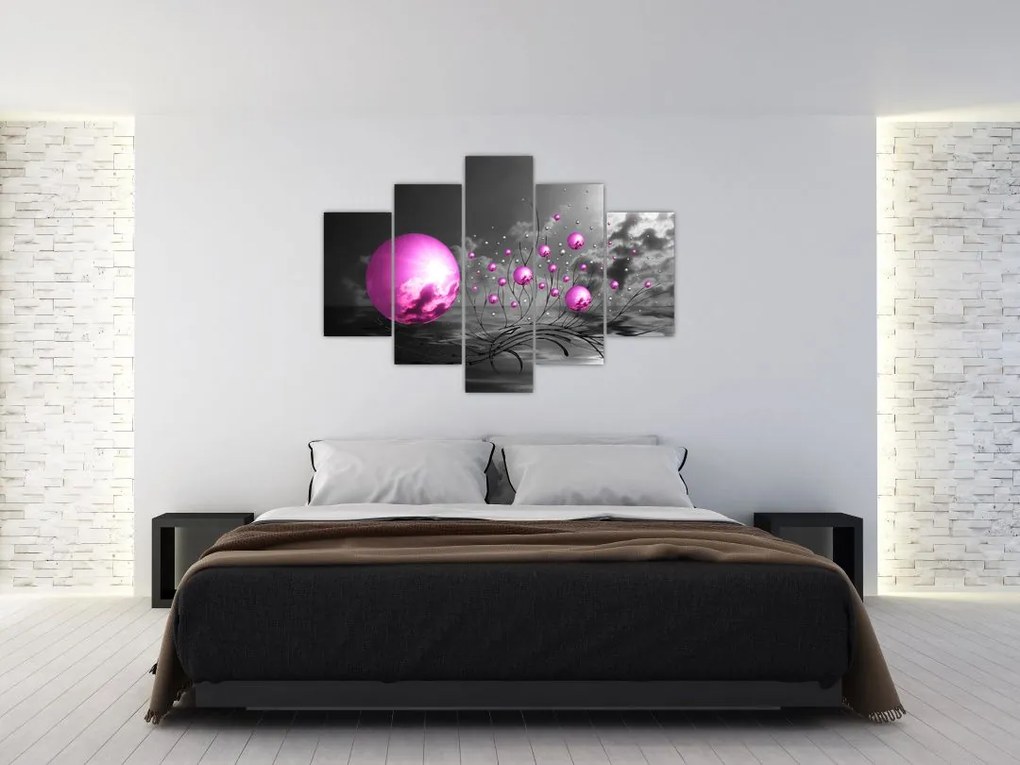 Tabloul bilelor roz (150x105 cm)