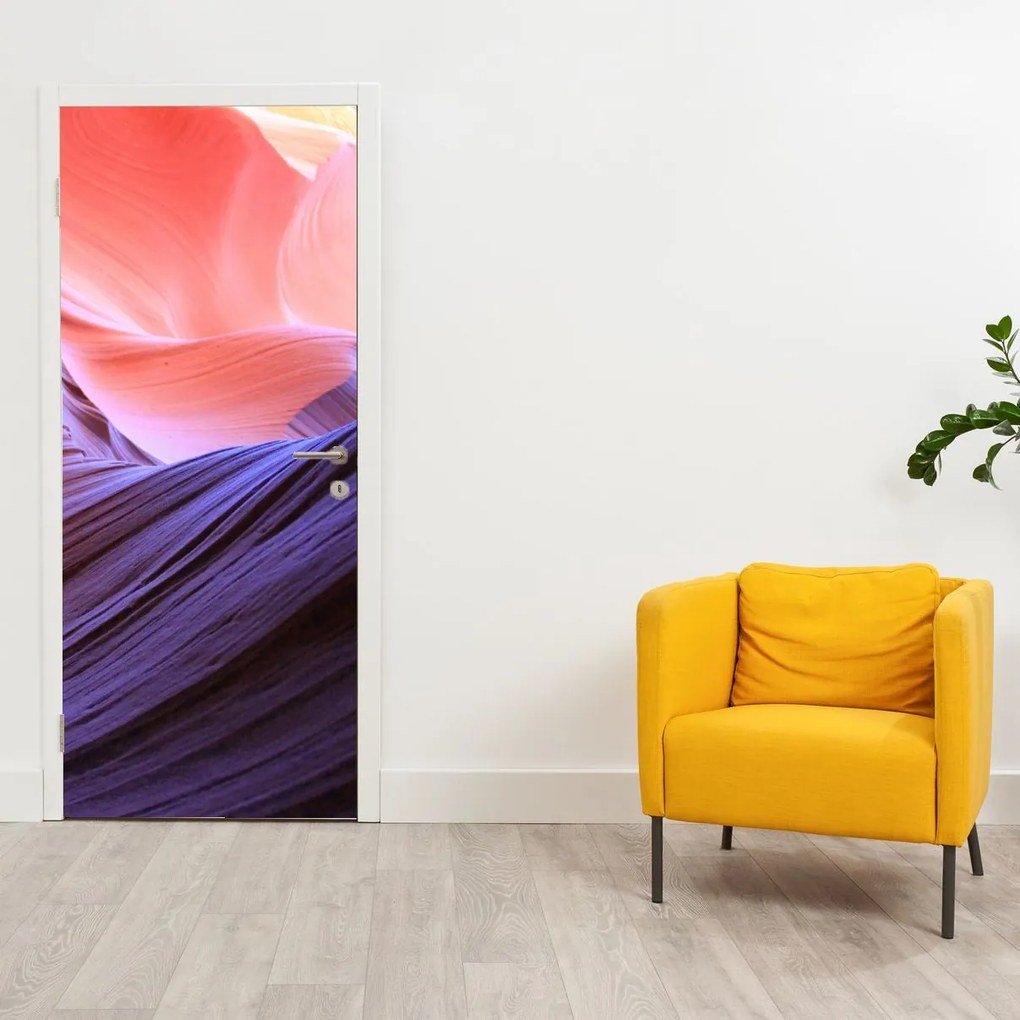 Fototapet pentru ușă - Nisip colorat (95x205cm)