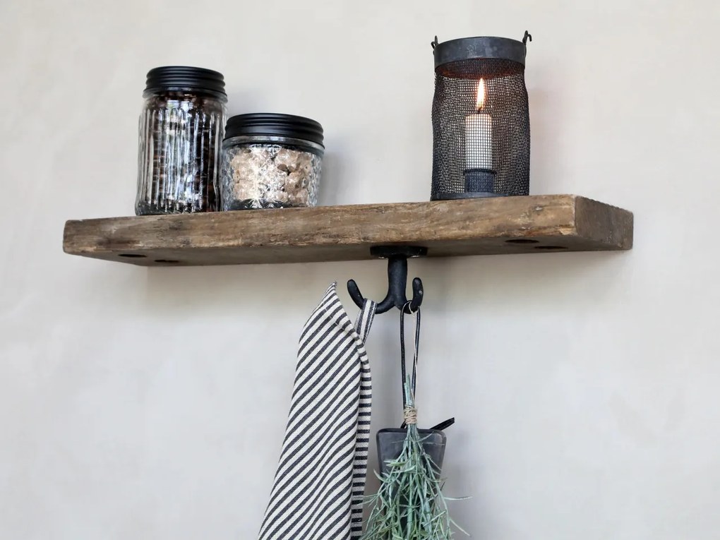 Raft din lemn, cu 2 agatatori, old Shelf, Grimaud