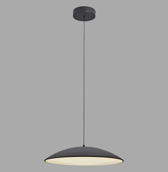 Schöner Wohnen LENTE 14607-18-LED - Pendul pe cablu, dimmabil, LED 23 W, 230 V, Ø 50 cm, negru