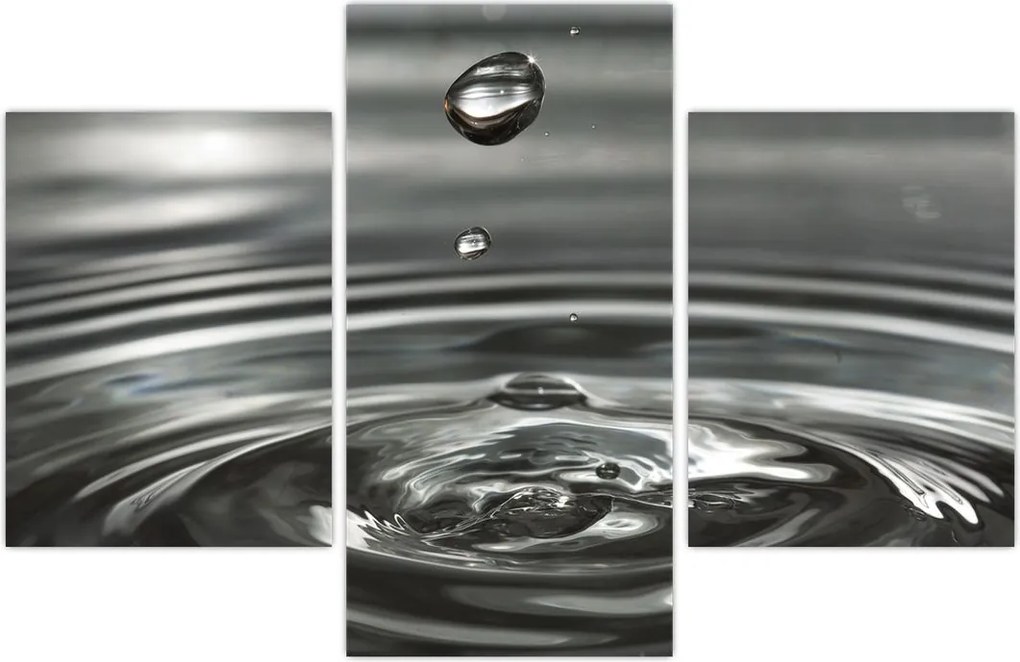 Tablou - Picături de apă (90x60 cm)