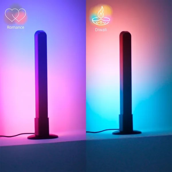 Philips - Set de 2 corpuri LED SMART GRADIENT RGBIC, dimabile, 8W/230V, Wi‑Fi