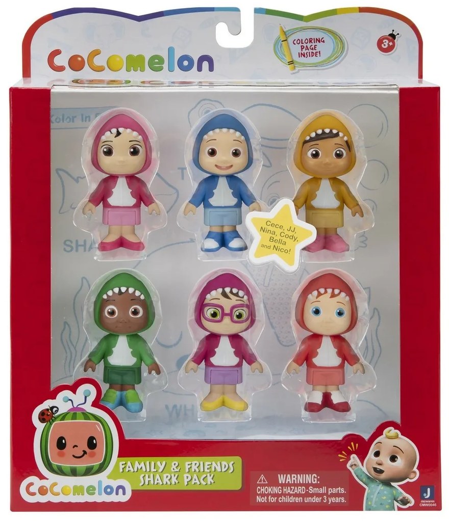 Set de figurine Cocomelon, 6 buc