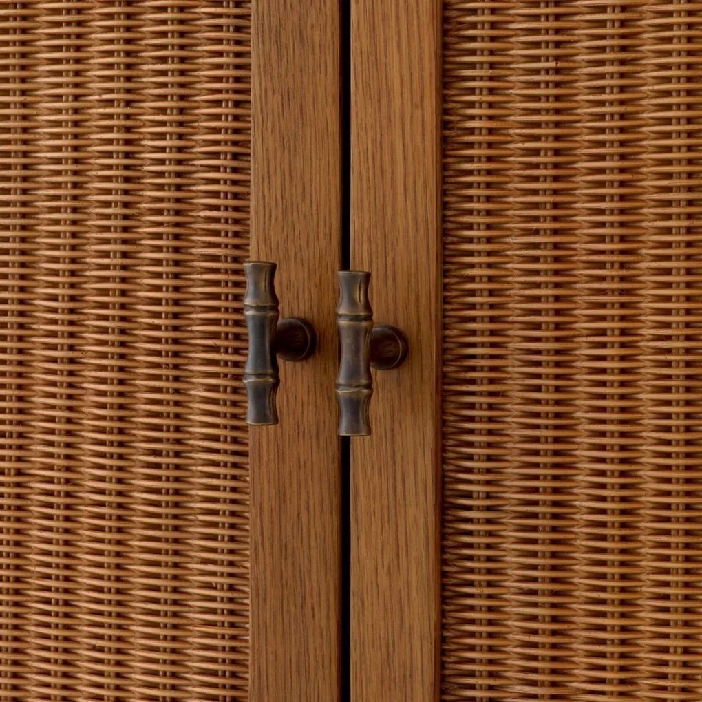 Dulap de Bar Design LUX, Lemn, Rattan, Borchard