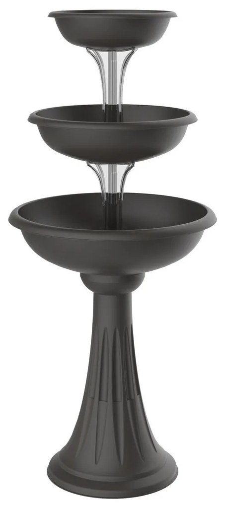 Cascadă flori Trevy gri, 50 x 114 cm