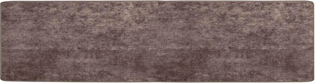 vidaXL Covor Runner MARSA Gri 200 x 50 cm Poliester și PVC