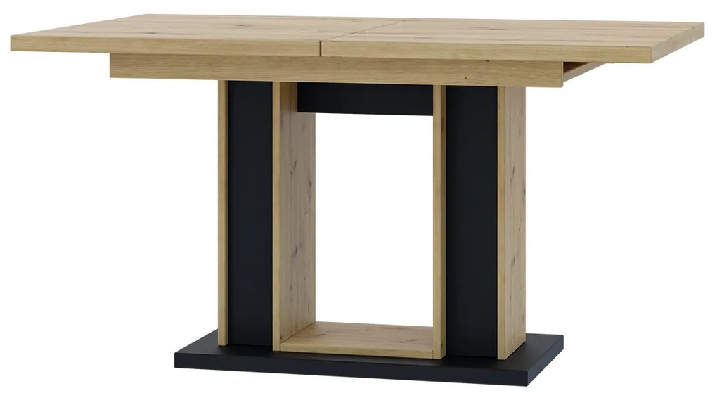 Masă de sufragerie Farug (artisan + Negru) (pentru 6 până la 8 persoane). 1055168