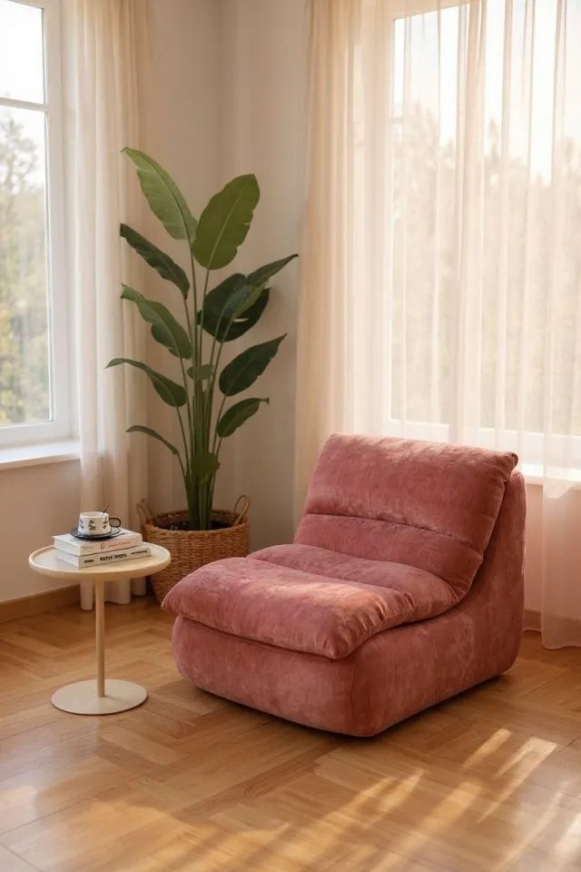 Fotoliu Memory Foam HD Relax | Design Modular | 5 Culori Disponibile | Moises (Culoare: Bej)