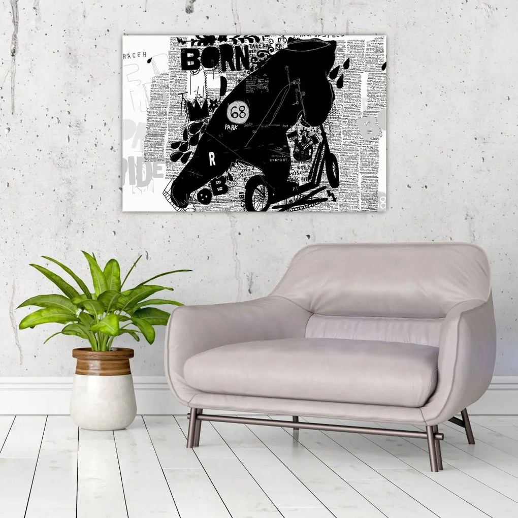 Tablou - Născut să călătorească (90x60 cm)