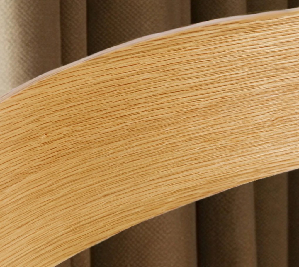 MAZZONI EXPORT LIAM Șnur Kraft/cadru Stejar Natural - SCAUN DIN LEMN ÎMPLETIT PENTRU LIVING SUFRAGERIE BUCĂTĂRIE MODERN CLASSIC BOHO