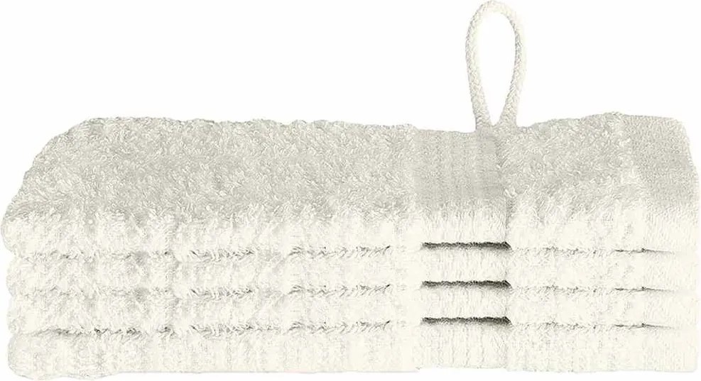 vidaXL Prosop pentru musafiri SOLUND 4 pcs Crem 15 x 21 cm 550 gsm