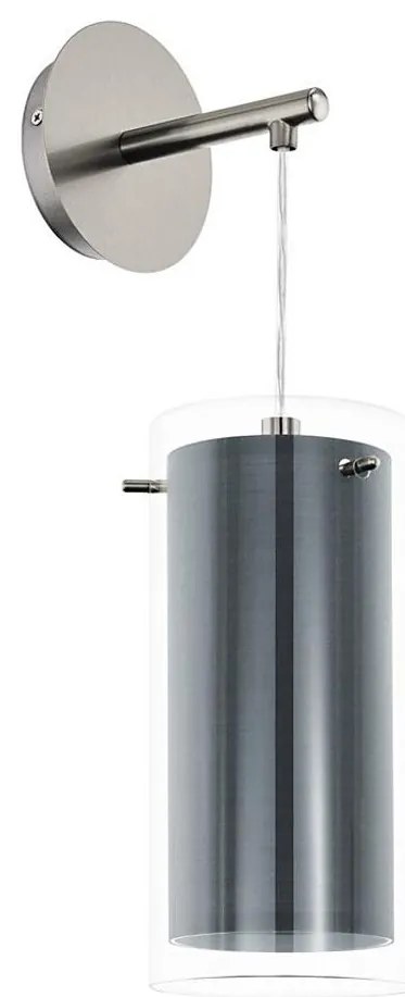 Eglo 99288 - Aplică de perete PINTO TEXTIL 1xE27/16W/230V