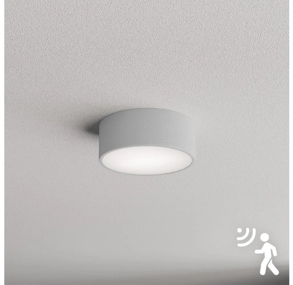 Plafonieră cu senzor Brilagi CLARE 1xE27/24W/230V d. 20 cm gri