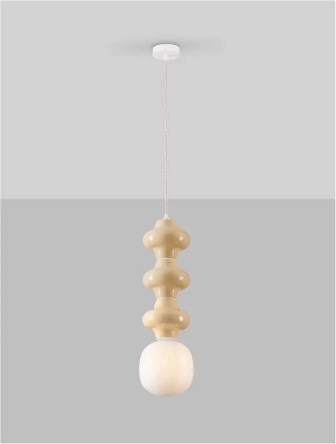 Pendul ceramic design modern CHIC galben