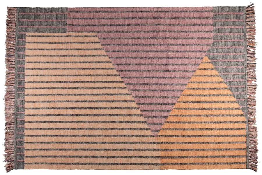 Covor roz/piersică din bumbac 160x230 cm Hampton – Dutchbone