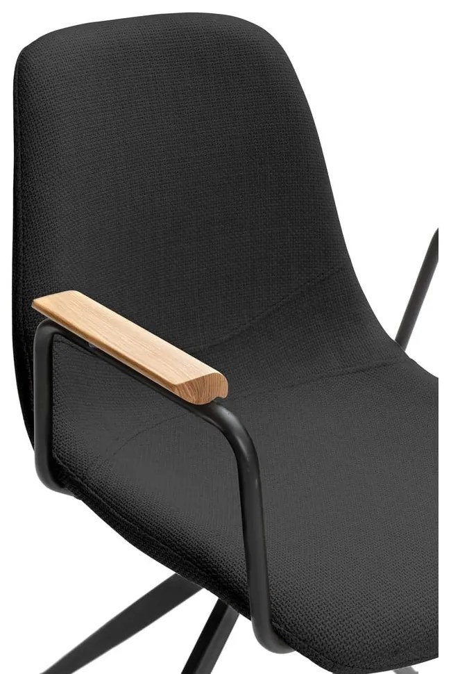 Scaune de dining negre 2 buc. Tali – Marckeric