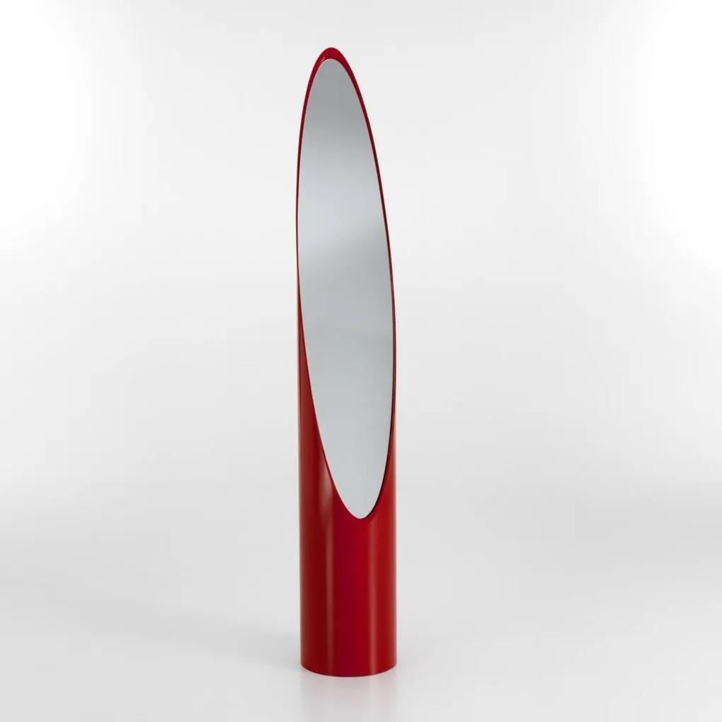 Oglinda de podea EGER, Abs Sticla, Rosu,  25.5x25.5x159 cm