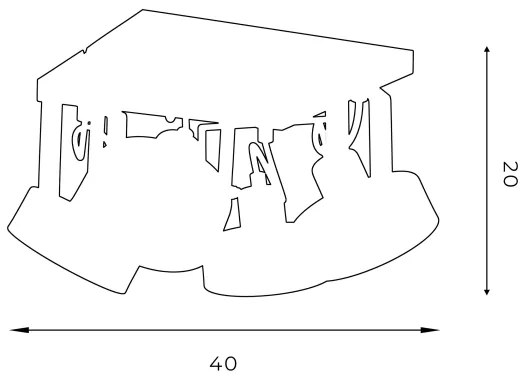 Spot VIVA 4xGU10-AR111/15W/230V