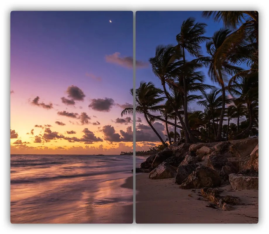 Tocator din sticla Sun Beach